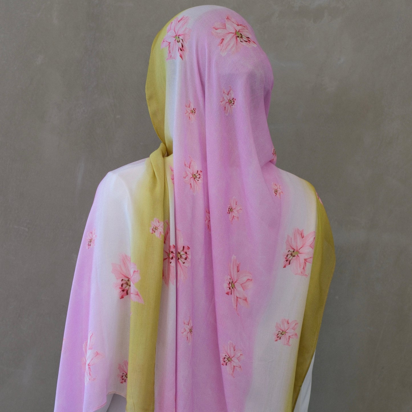 Rośe Matcha Hijab